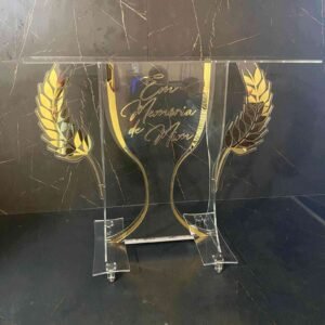 Mesa de Ceia em Acrílico Virgem 8mm ou 10mm
