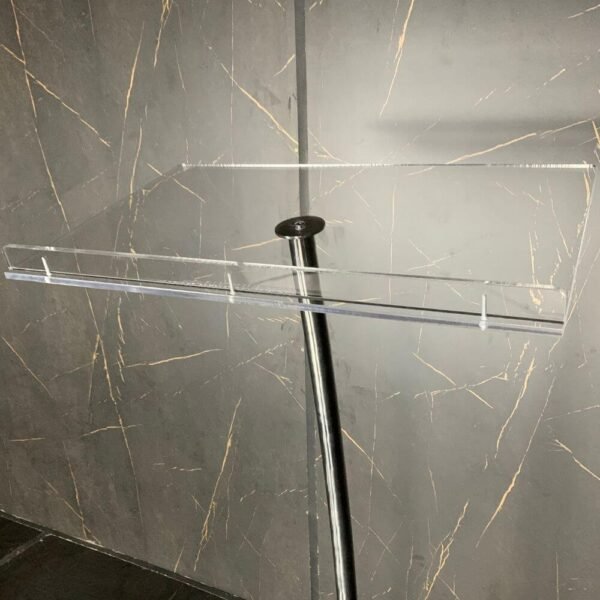 Púlpito e Mesa Hillsong Slim em Aço Inox e Acrílico - Imagem 5